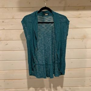 Seduction | Teal Short Sleeve Cardigan